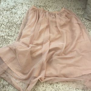 Zara ballerina skirt
